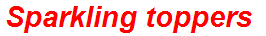 Sparkling toppers