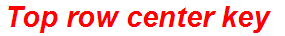 Top row center key