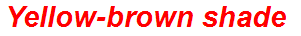 Yellow-brown shade