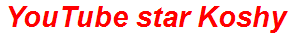YouTube star Koshy