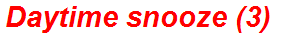 Daytime snooze (3)