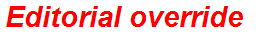 Editorial override