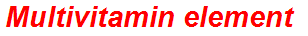Multivitamin element