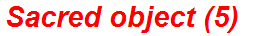 Sacred object (5)